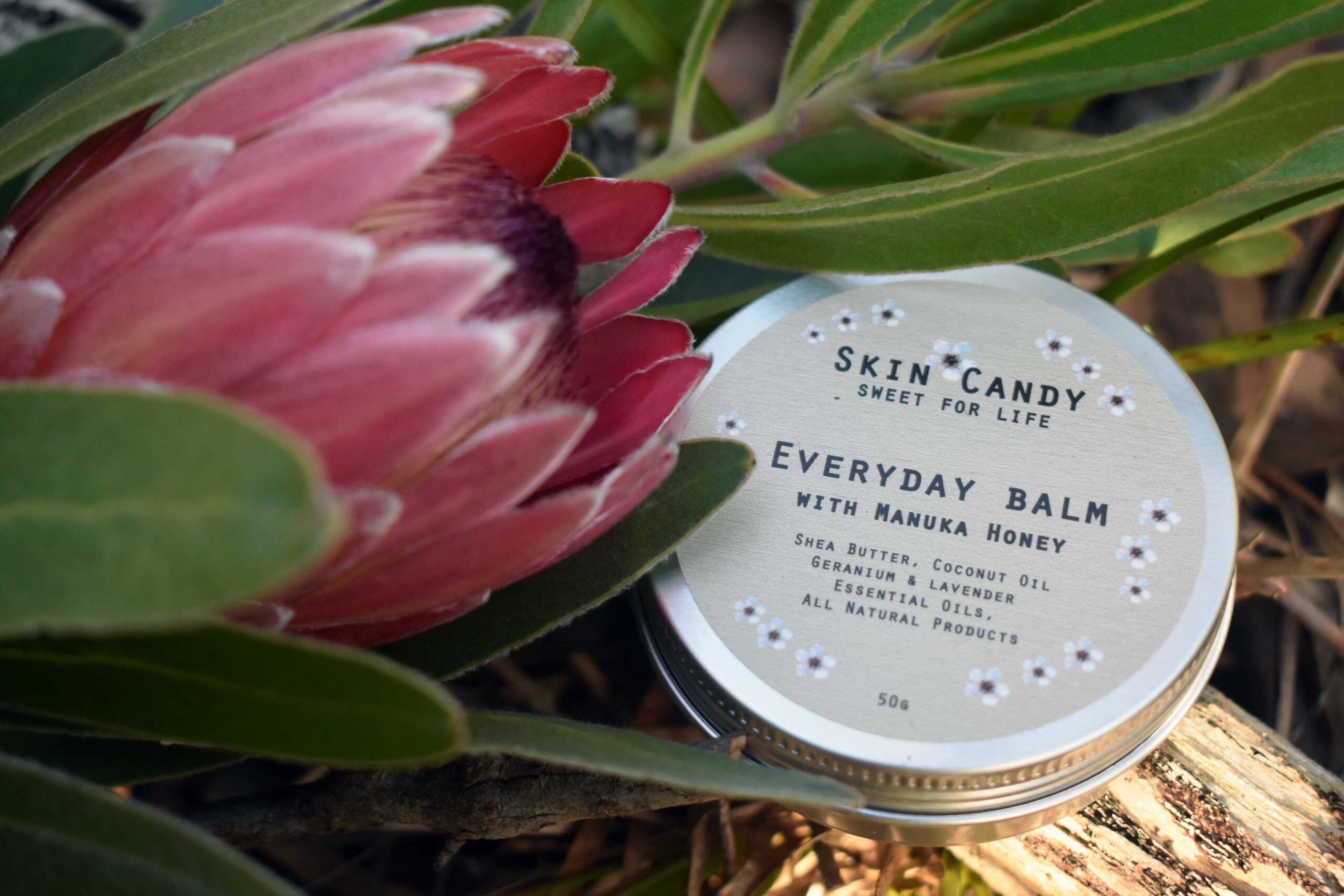 SkinCandy Tin set in Australian Native flower